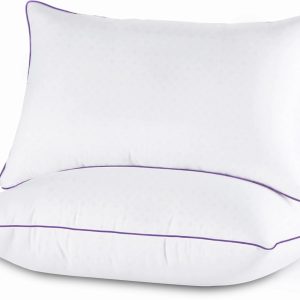 Pillows  Size Set of 2, Bed Pillows Set of 2, Cooling and Supportive Pillows with Super Soft Down Alternative Fill, Luxury Fluffy Hotel Quality for Side, Back, and Stomach Sleepers
